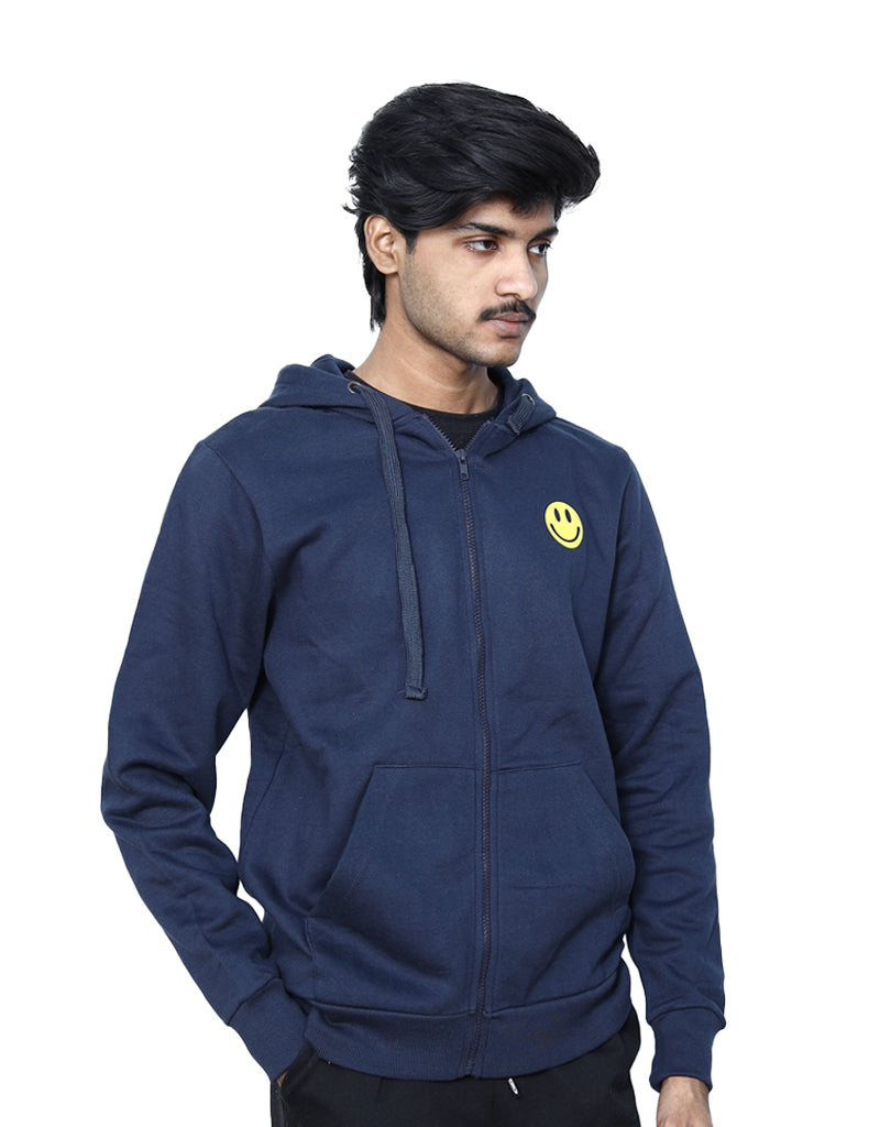 SMILEY BLUE - ZIPPER