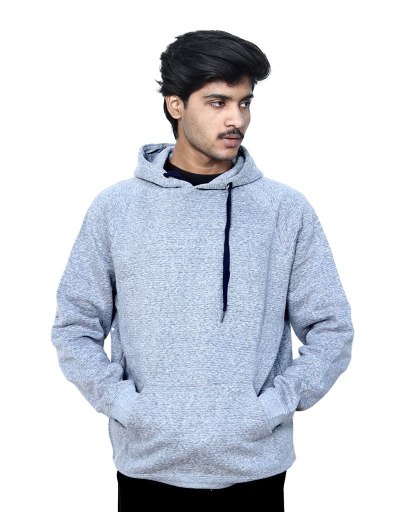 BLUISH GRAY PIXELATE - HOODIE