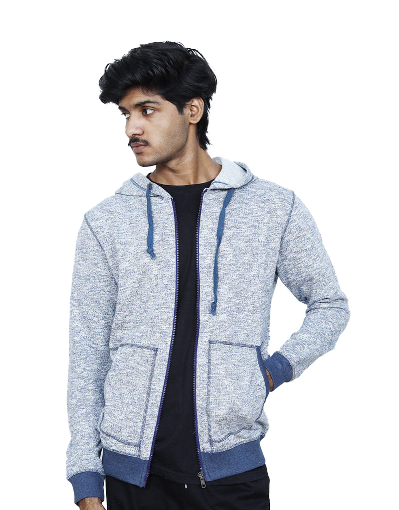 JITTER GRAY/BLUE - ZIPPER