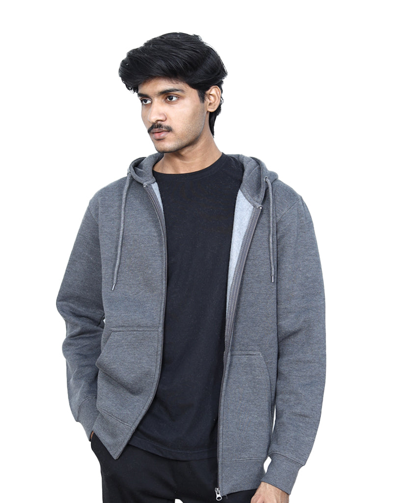 CHARCOAL GRAY - ZIPPER